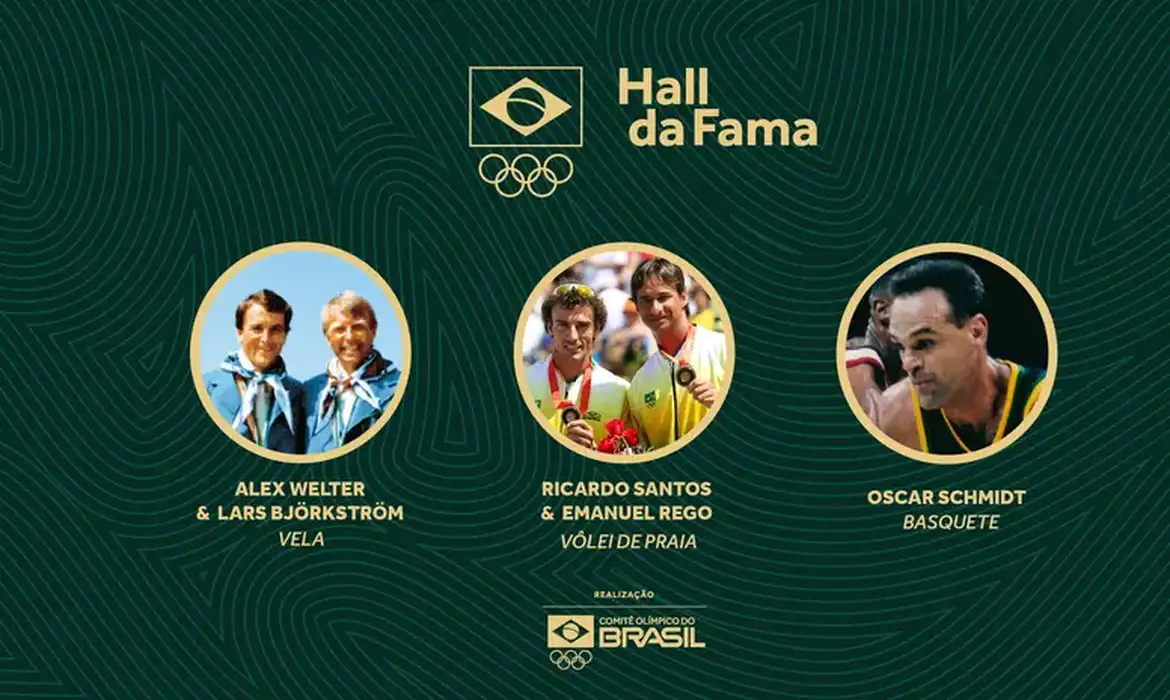 Atletas que serão homenageados no Hall da Fama do COB são anunciados